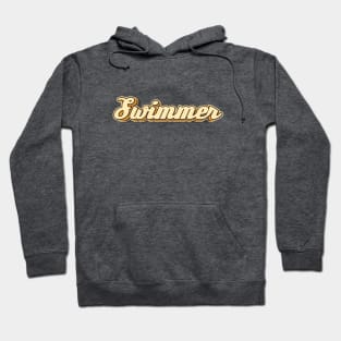 Swimmer typography Hoodie